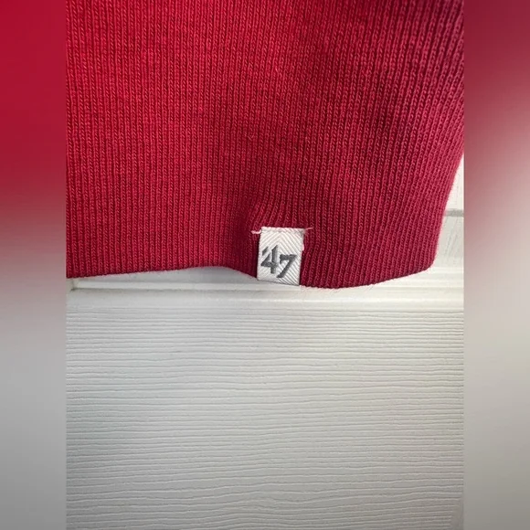 47 Brand Mens L 49ers Football Pullover Sweatshirt Patch Crew Neck Adult Winter - Picture 6 of 15